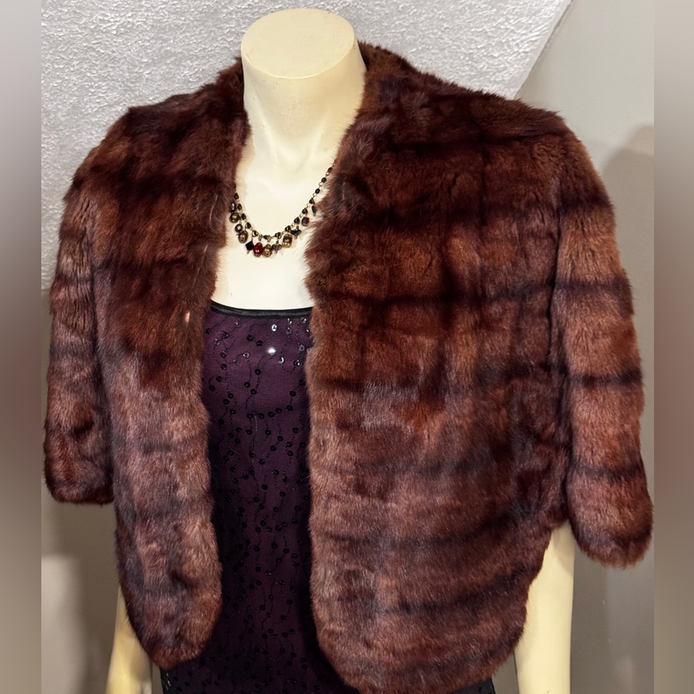 Vintage Authentic Fur Coat ( Cape )